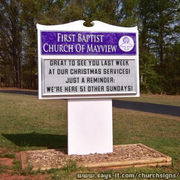 Best Church Sign