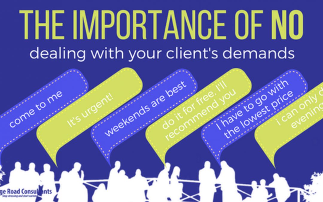 The Importance of Saying No