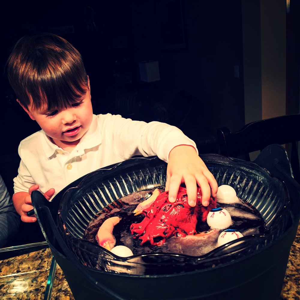 The innards of those which doubted you……and ice of course.